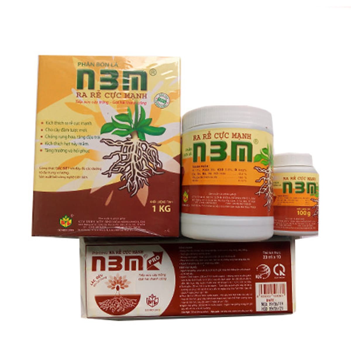 PHÂN BÓN LÁ RA RỄ CỰC MẠNH N3M - KÍCH PHÁT RA RỄ - GIÂM, CHIẾT, GHÉP CÀNH - THÍCH HỢP SỬ DỤNG CHO LAN, MAI, KIỂNG LÁ