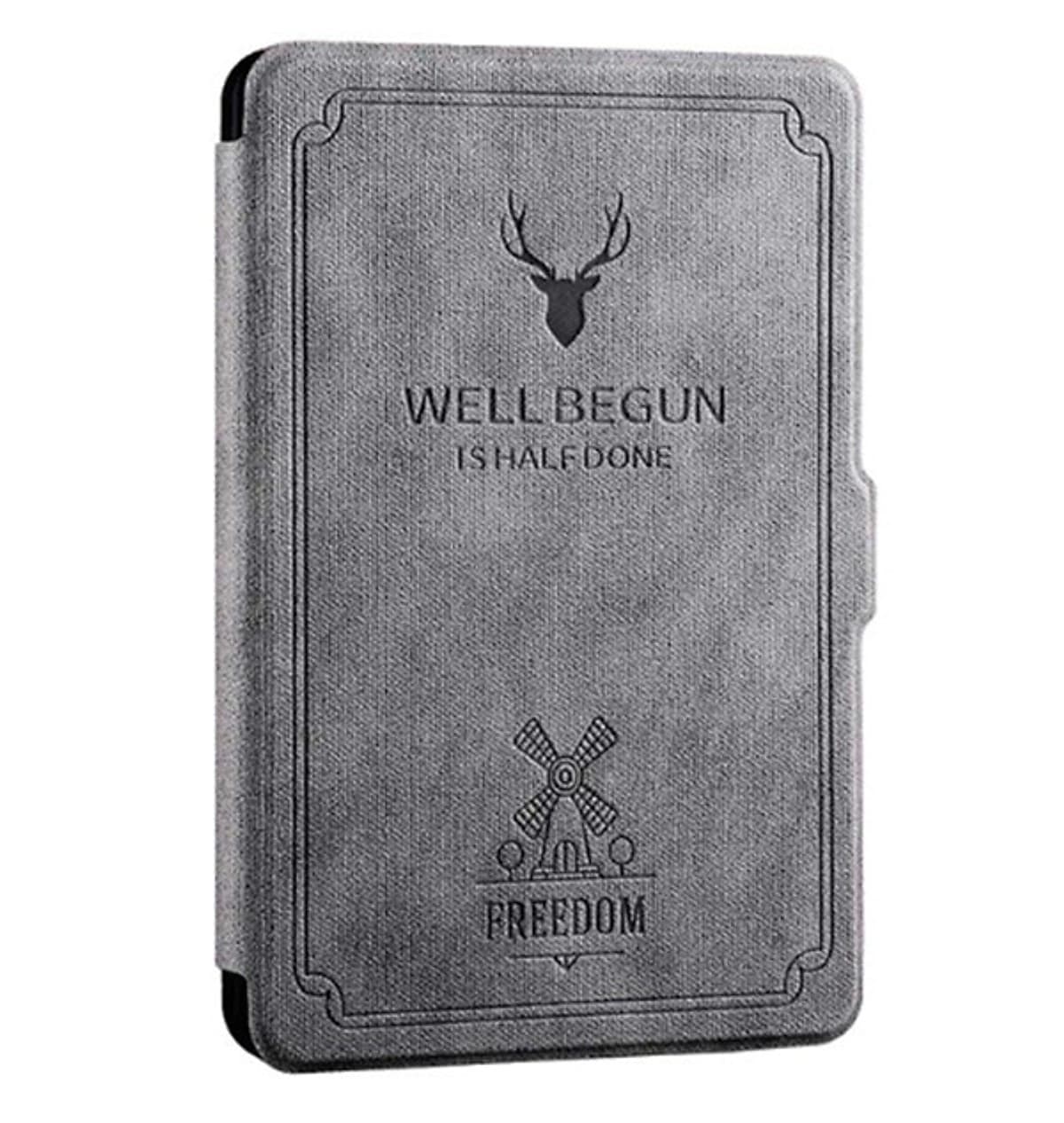 Combo Máy Đọc Sách Kindle Paperwhite Gen 10 (8GB - Màu Đen) và Bao da WELL BEGUN - Hàng nhập khẩu