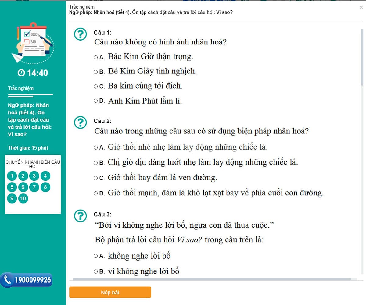 Khóa học TIẾNG VIỆT LỚP 3 cô Chu Ái Thu - 06 tháng