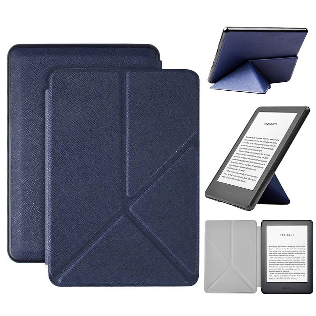 Bao Da Cover Cho Máy Đọc Sách Kindle Paperwhite Gen 4 10th Gấp Chéo