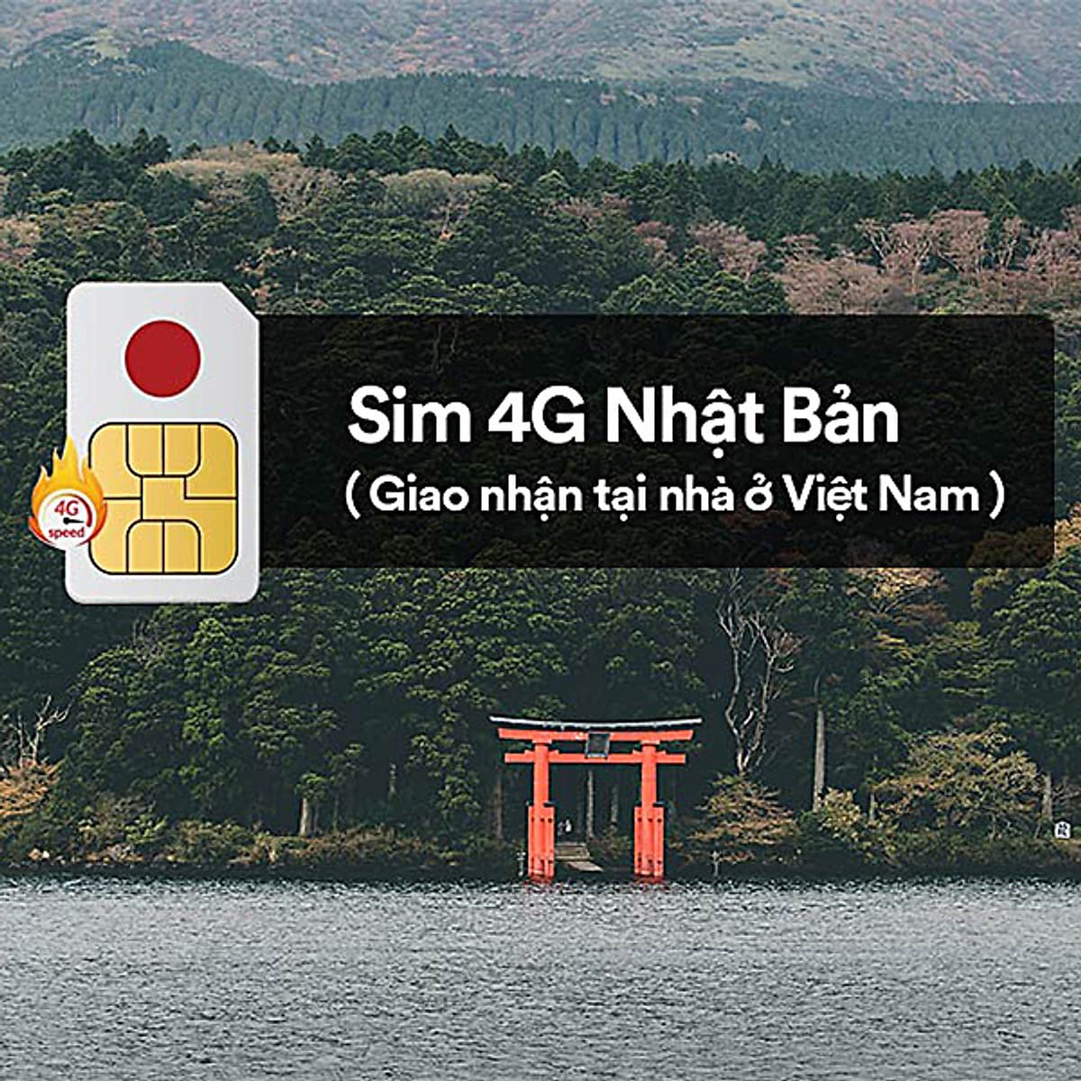 A&H -  Sim Du Lịch Quốc Tế Đi Nhật Bản không giới hạn tốc độ 4G Liên Tục - Đăng ký theo ngày sử dụng của khách hàng