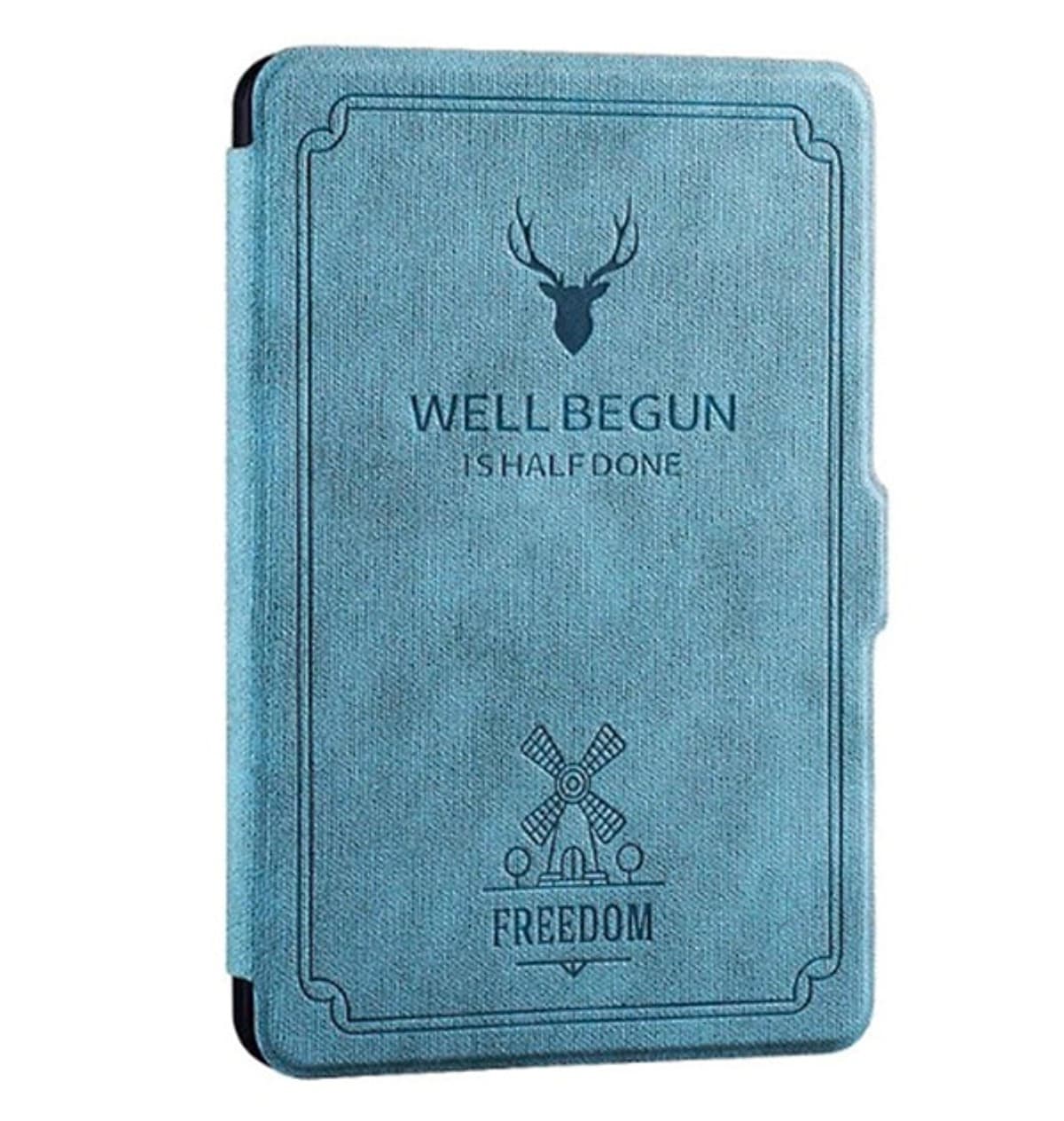 Combo Máy Đọc Sách Kindle Paperwhite Gen 10 (8GB - Màu Đen) và Bao da WELL BEGUN - Hàng nhập khẩu