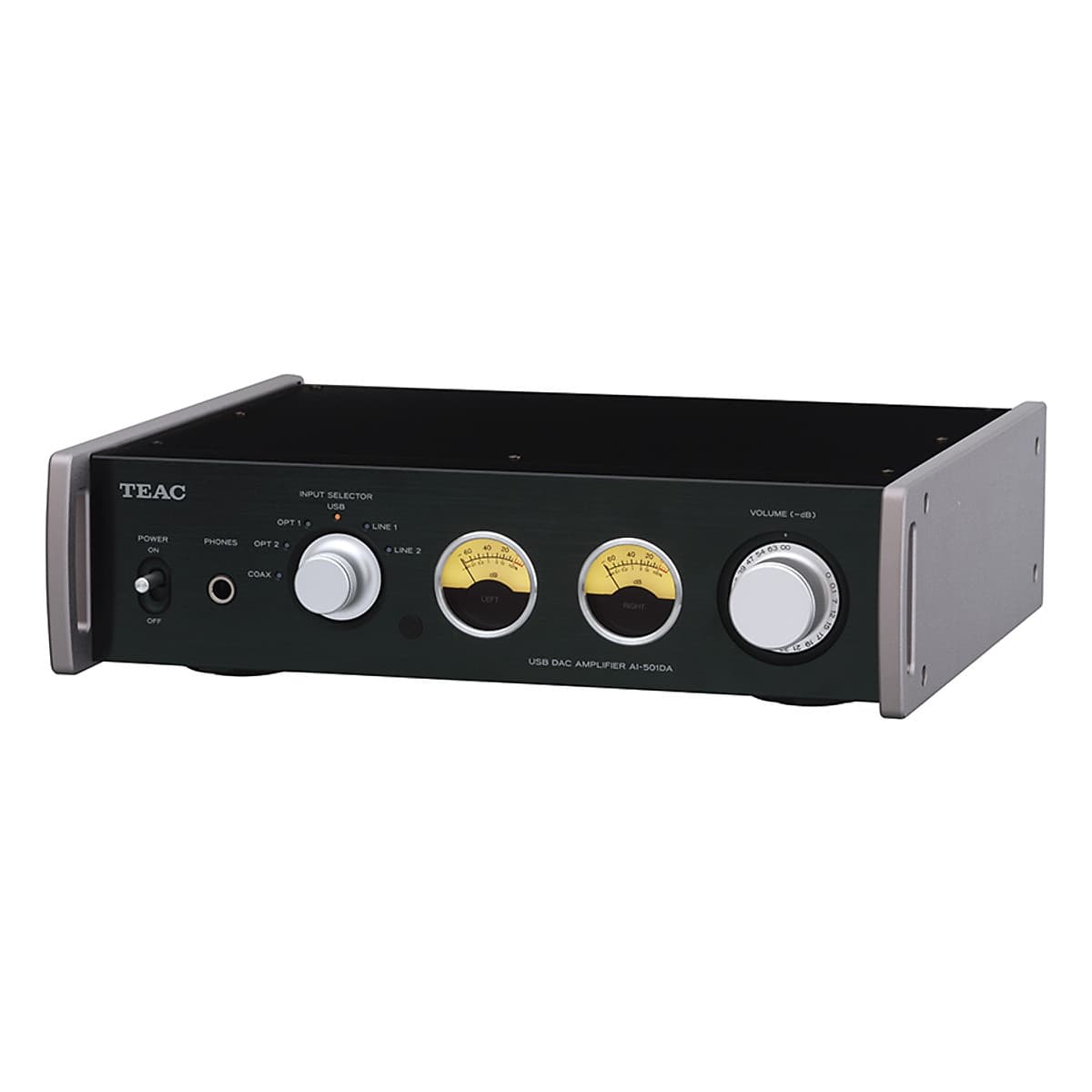 Amply Tích Hợp USB TEAC AI-501DA 55W - Đen - Hàng Chính Hãng