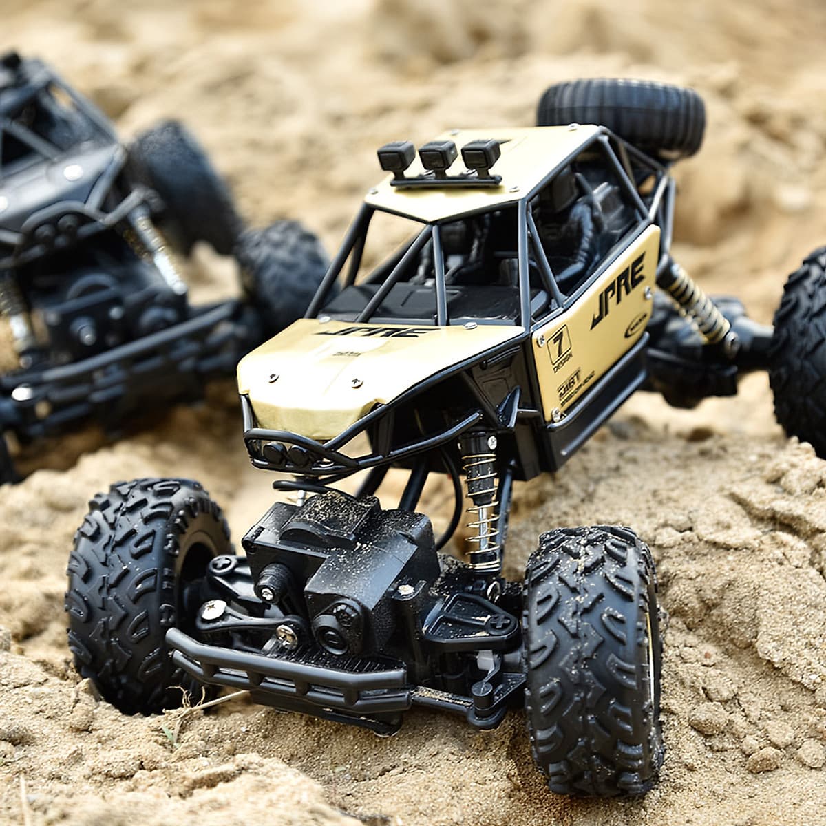 Đồ Chơi Xe Địa Hình Tốc Độ Cao Điều Khiển Từ Xa 1/16 Off-Road Buggy Alloy Rc (2.4Ghz) (4Wd) (15Km/h) 