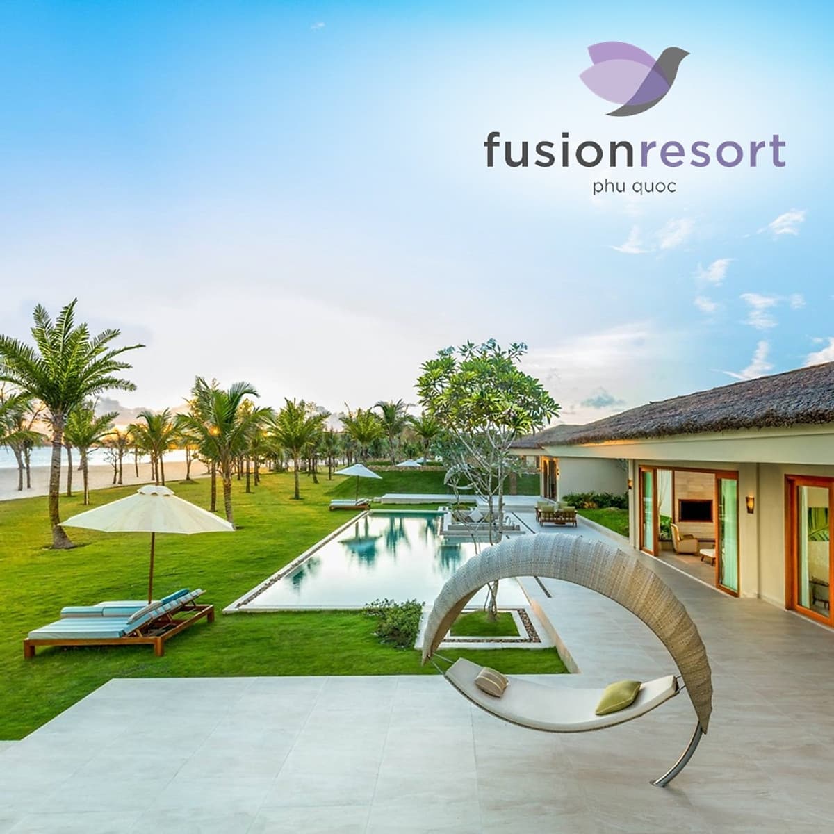 Gói 4N3Đ Fusion Resort 5* Phú Quốc - Villa 01 Phòng Ngủ Hồ Bơi Riêng, Buffet Sáng, Tặng Gói Spa, Tặng Voucher Ăn Uống 1 Triệu Trong Tuần, Đón Tiễn Sân Bay, Dành Cho 02 Người Lớn & 02 Trẻ Em Dưới 12 Tuổi