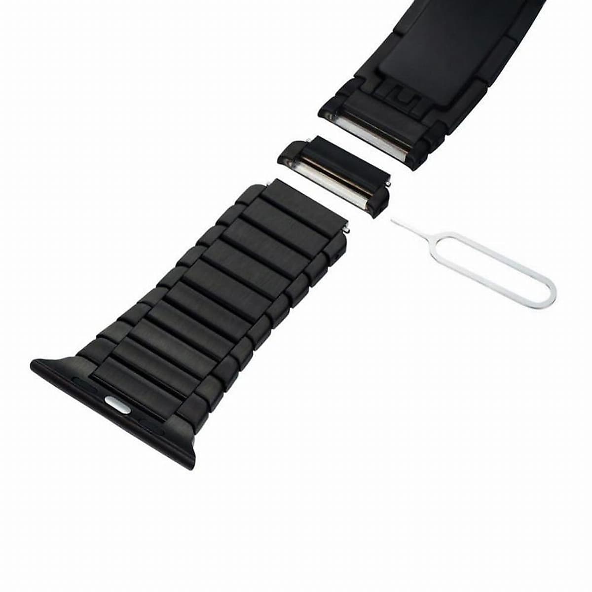 Dây thép cho đồng hồ Apple Watch Series 4/5 Link Bracelet tháo chốt tự động 