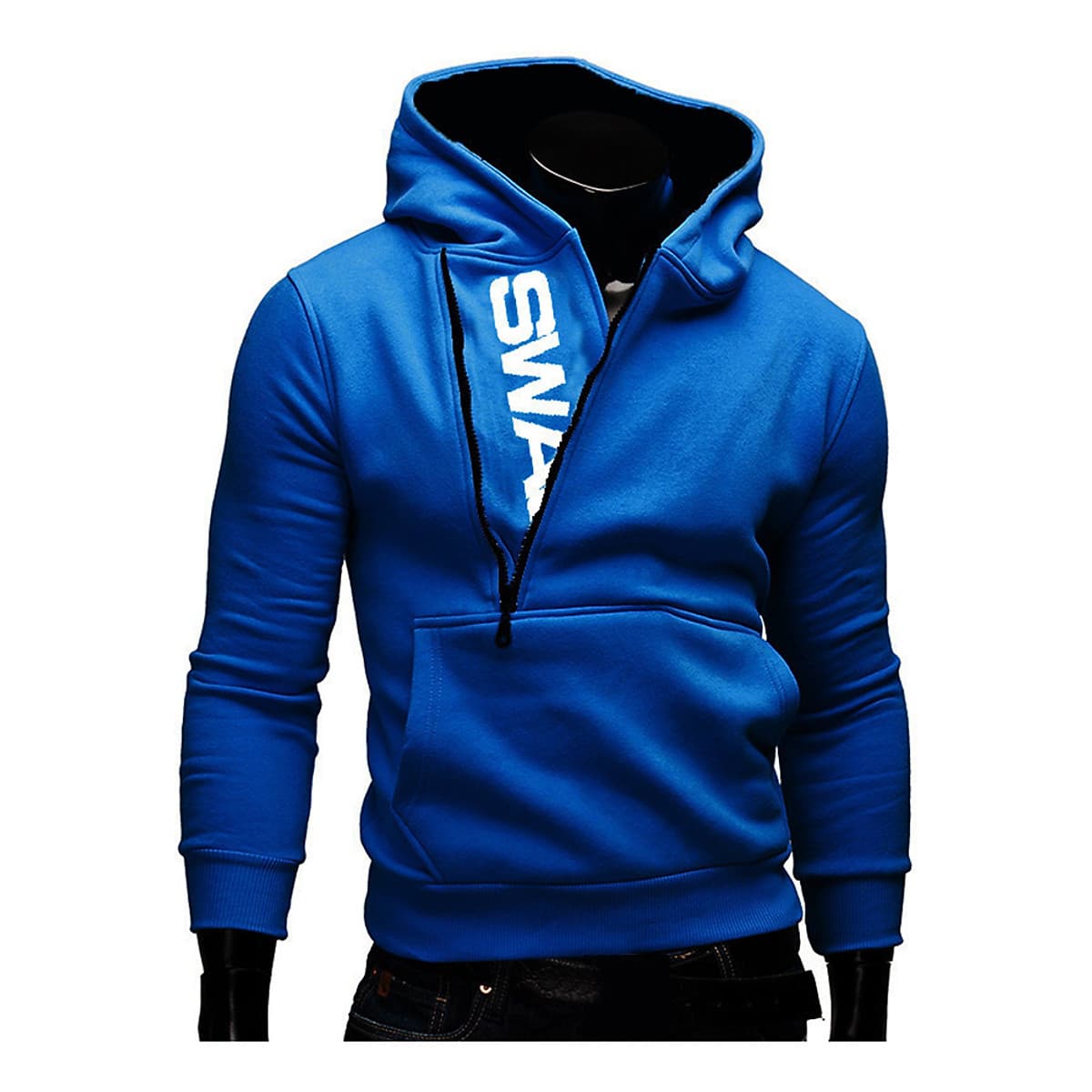 Áo Hoodies Nam Dây Kéo Cách Điệu Dài Tay Kèm Quần Dành Cho Mùa Đông