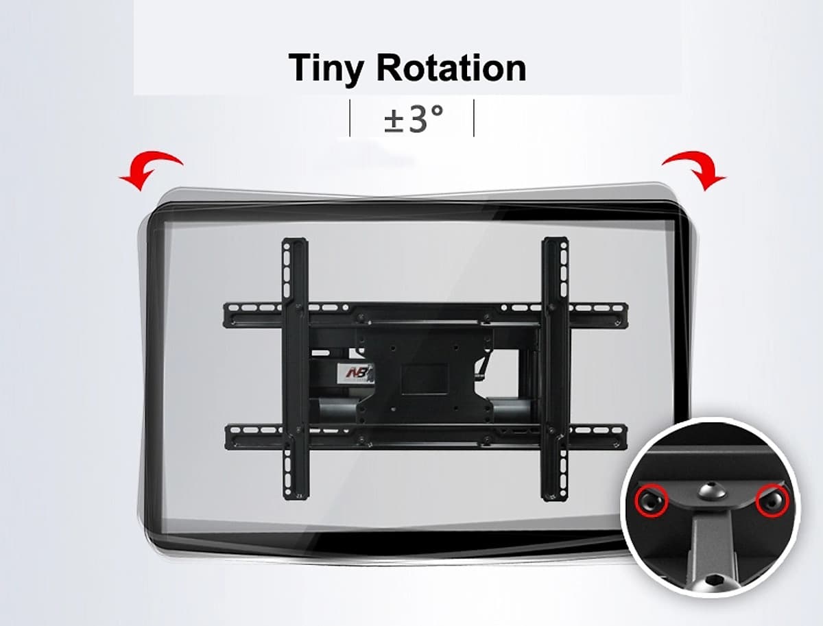Giá treo tivi đa năng nhập khẩu NB SP2 tivi dưới 52 inch xoay vuông góc với tường 
