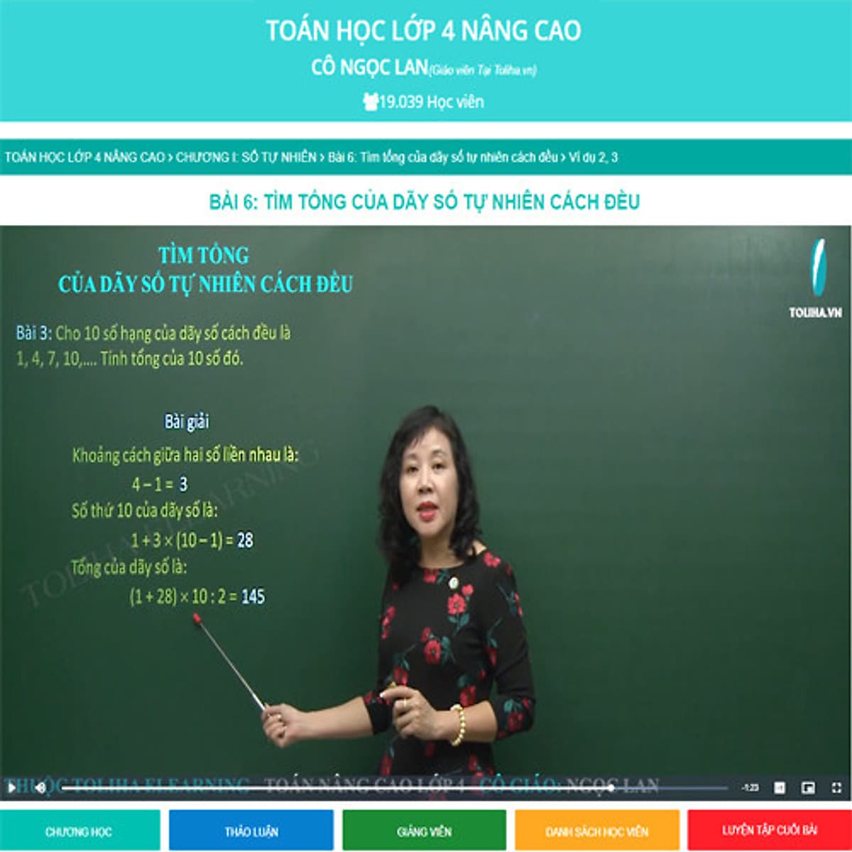 Khóa học TOÁN HỌC LỚP 4 NÂNG CAO - cô Ngọc Lan - 03 tháng