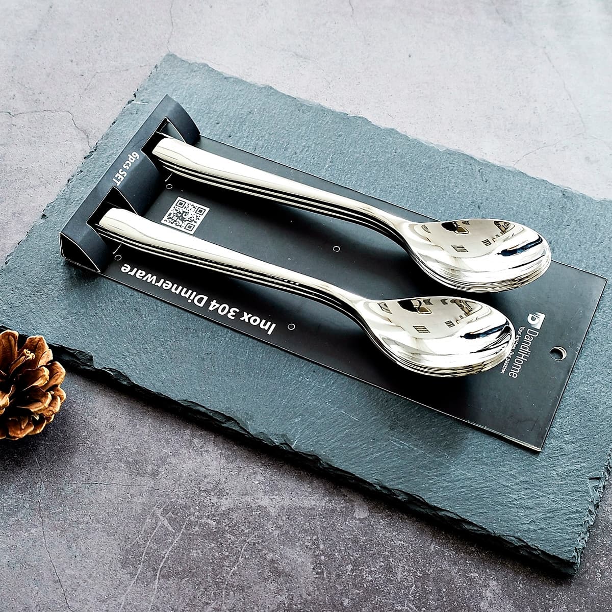 Bộ 6 thìa muỗng inox 304 DandiHome 2020 cao cấp, sang trọng, tinh tế