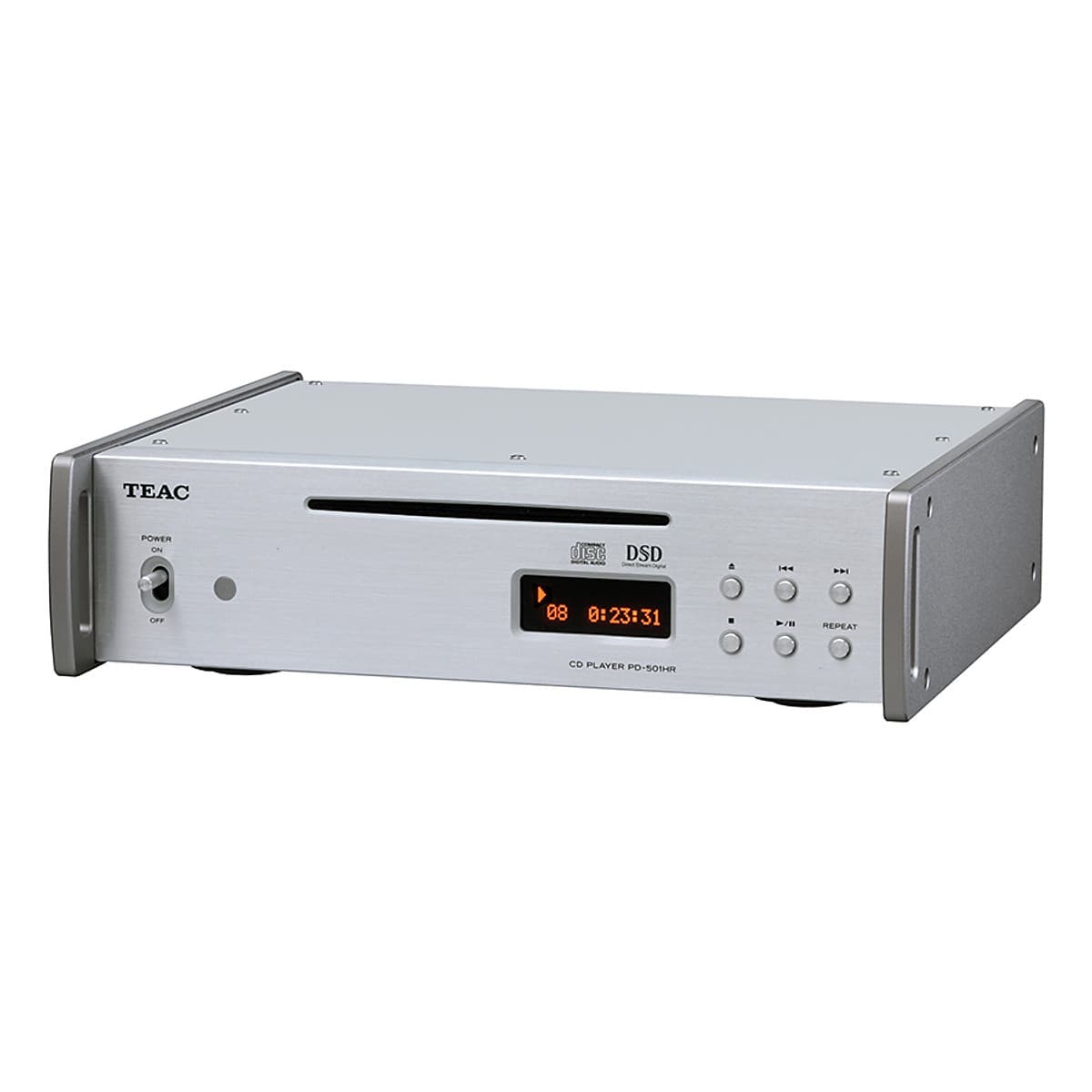 Đầu CD TEAC PD-501HR - Bạc - Hàng Chính Hãng