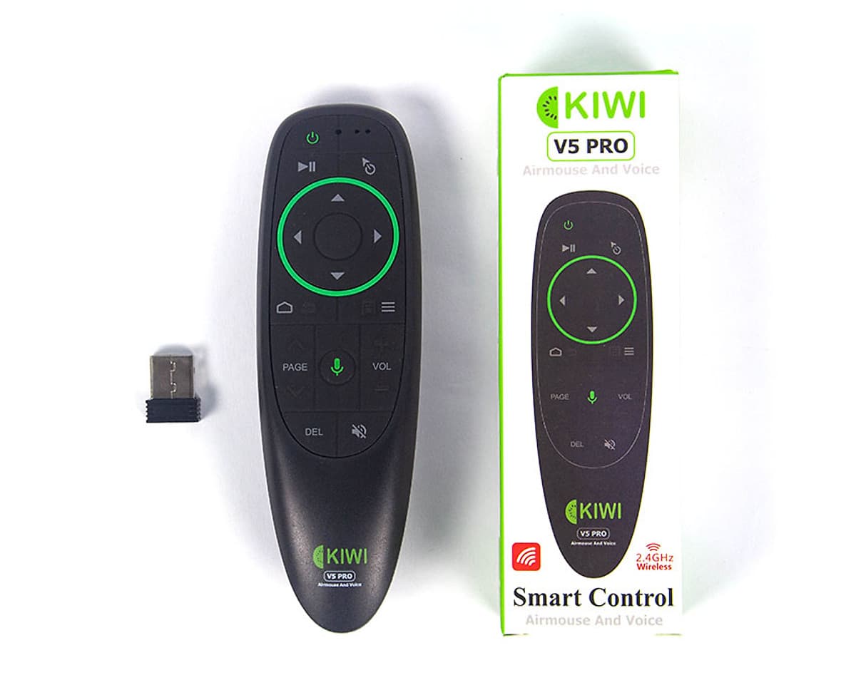 Điều khiển voice kiêm chuột bay Kiwi V5 Pro - SẢN PHẨM CHÍNH HÃNG