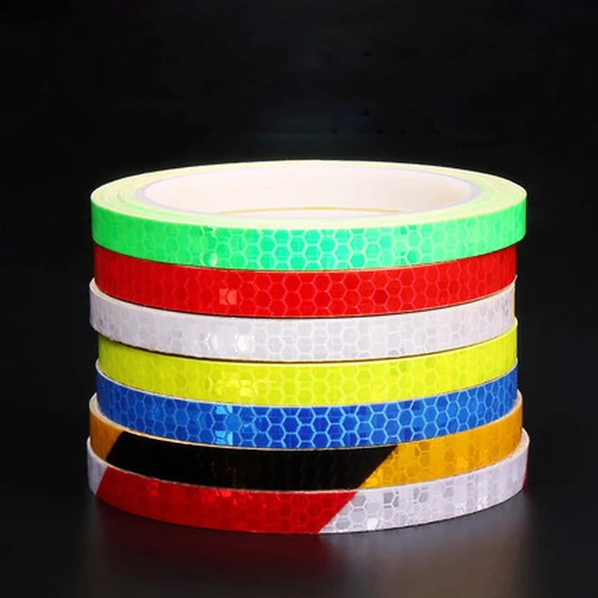 Băng Cuộn Dán Dính Đề Can (Decal) Phản Quang Dán Trang Trí Viền Thân Xe Đạp, Xe Máy, Ô tô An Toàn Ban Đêm Nổi Bật (1 cuộn 8 mét) Mai Lee