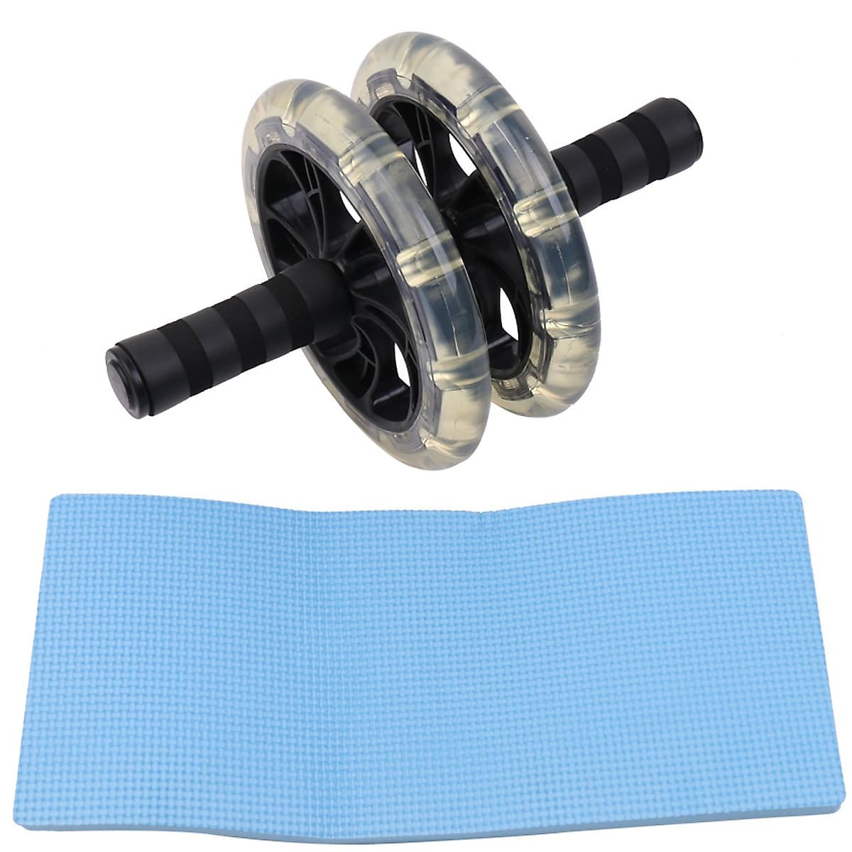 Con Lăn Tập Bụng 2 Bánh Chính Hãng + Thảm Lót