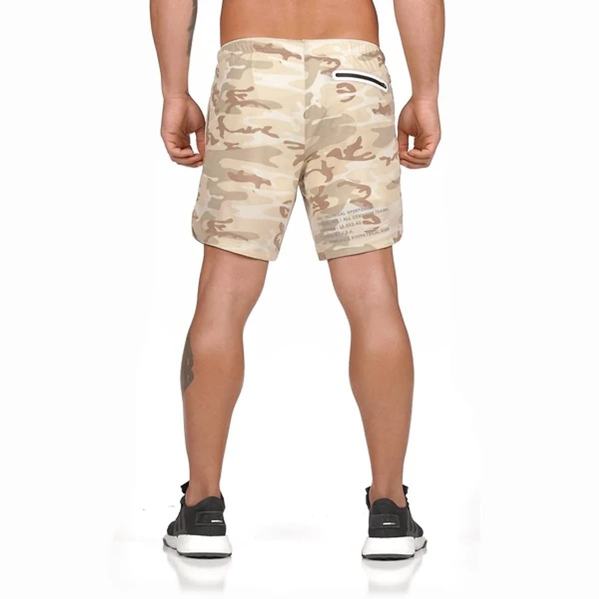 Quần Đùi Gym Nam 2 Lớp - Lót Quần Legging, Quần Short Thể Thao, Quần Legging Nam Liền Quần Đùi Tập Gym Nam SZone SQ516