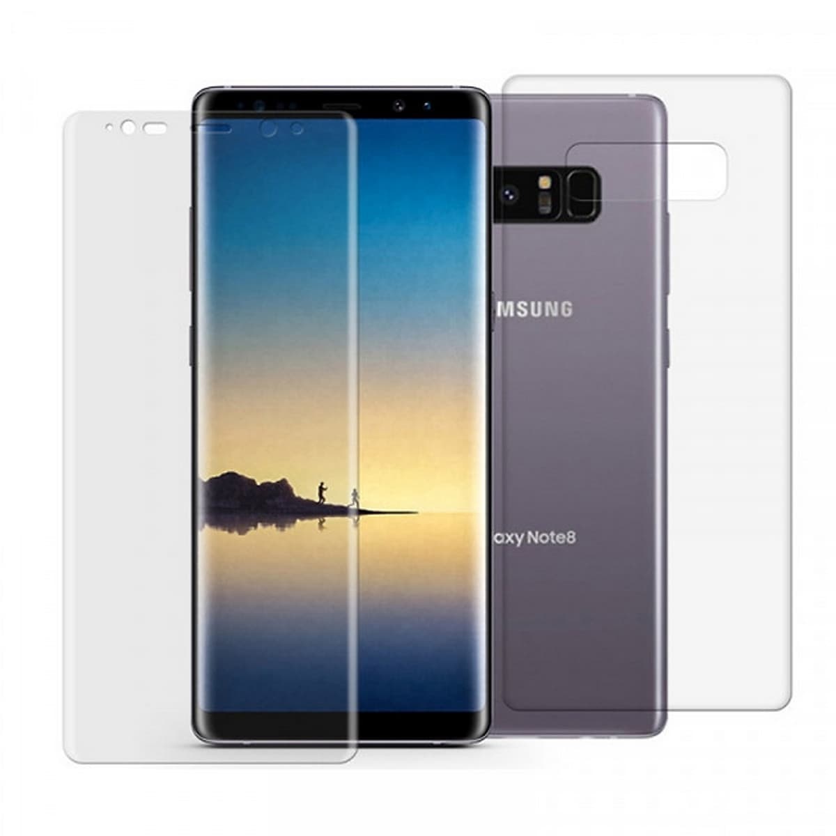 Bộ 4 miếng Dán Dẻo Gor Cho Galaxy Note 8 (dán Full màn hình) - Hàng nhập khẩu