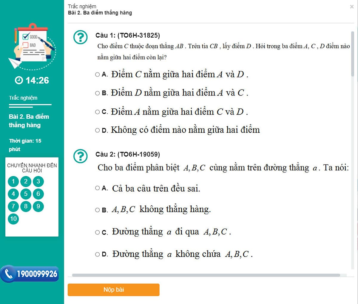Khóa học HÌNH HỌC 6 - CƠ BẢN + NÂNG CAO thầy Quốc Sơn - 03 tháng