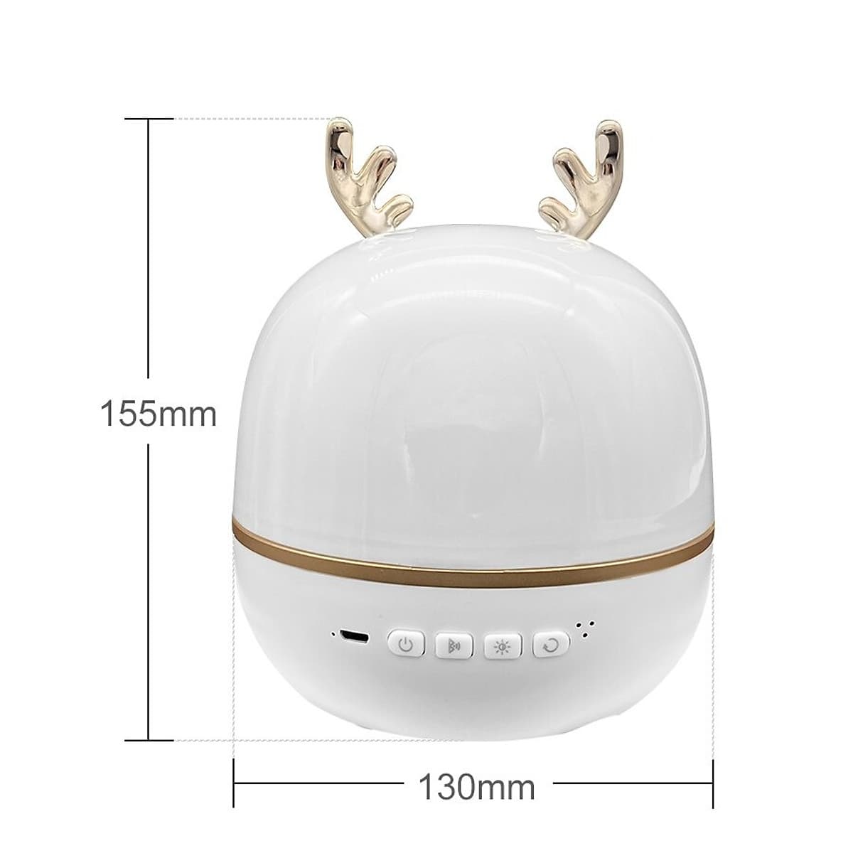 Chill Party-Đèn Chiếu Ngàn Sao 6 phong cách kiêm đèn ngủ xoay tự động, tích hợp phát nhạc bằng Bluetooth nhiều màu sắc tuyệt đẹp, sạc lại bằng USB