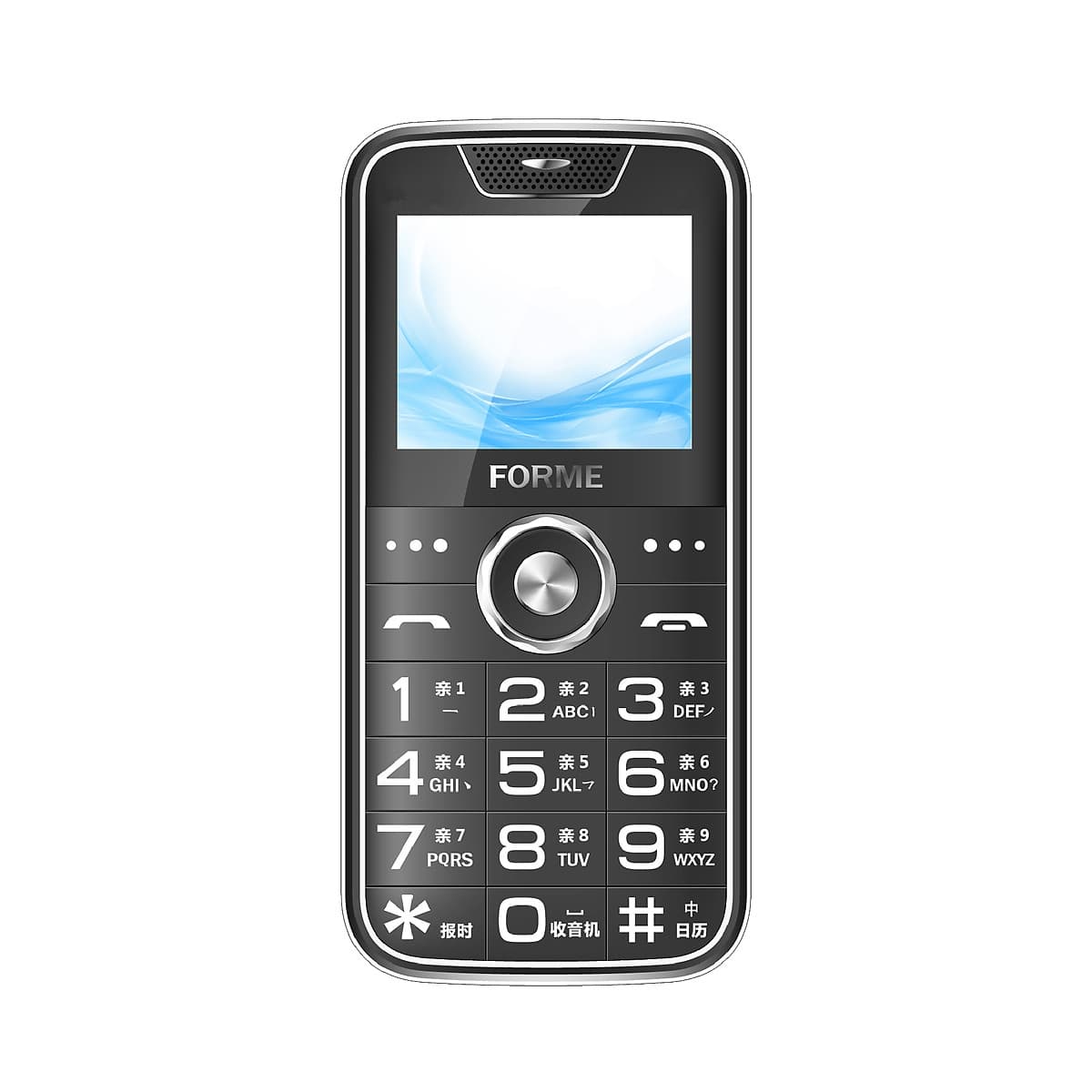 Điện thoại Forme D10, MÀN HÌNH 2.0inch, CHỨC NĂNG GỌI KHẨN CẤP SOS, LOA TO, FONT CHỮ LỚN, PHÍM SỐ LỚN, FM KHÔNG DÂY - Hàng chính hãng