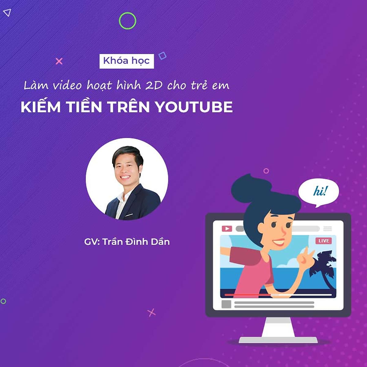 Hướng dẫn làm video hoạt hình 2D cho trẻ em kiếm tiền trên Youtube với Camtasia