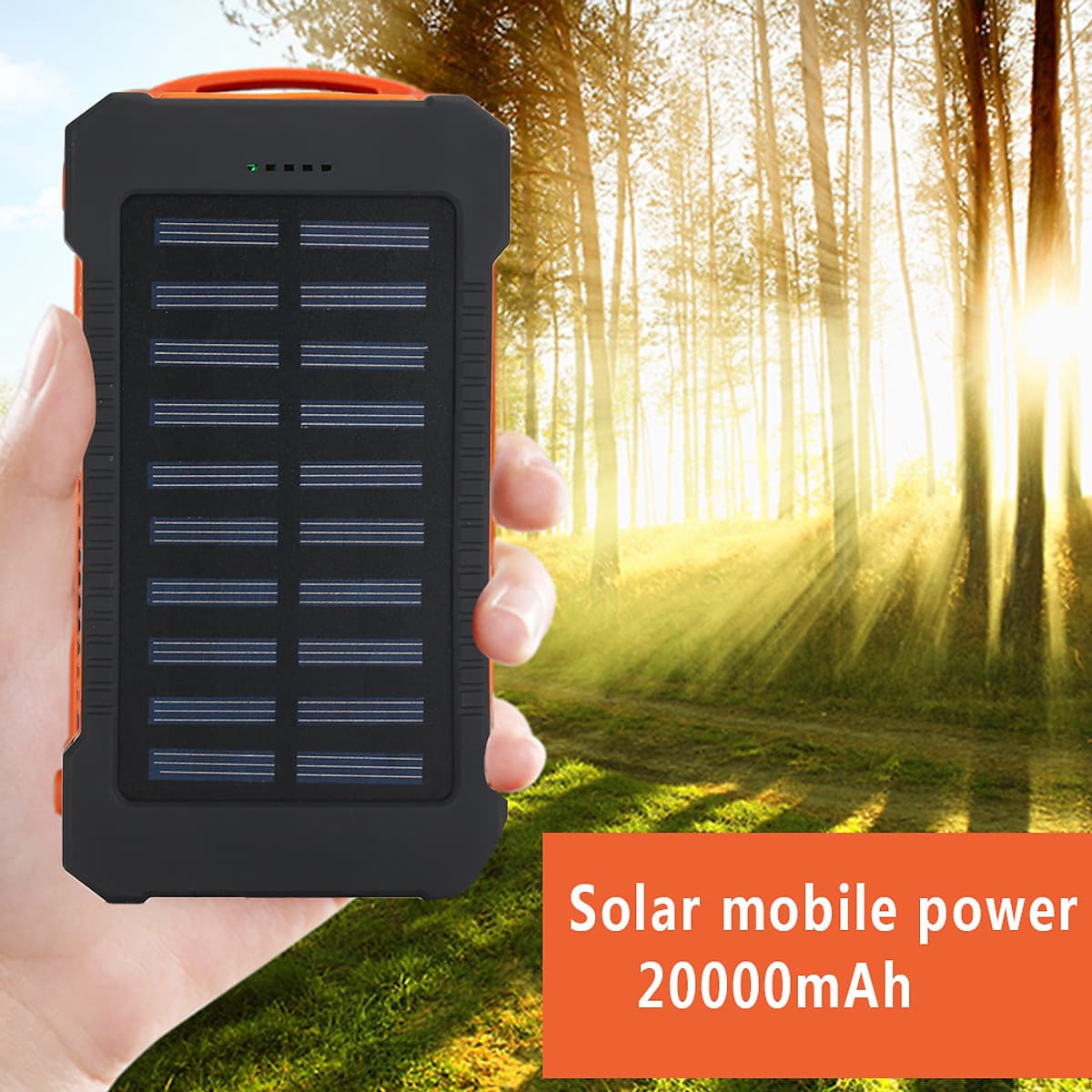Pin Sạc Dự Phòng Năng Lượng Mặt Trời (4000mAh)