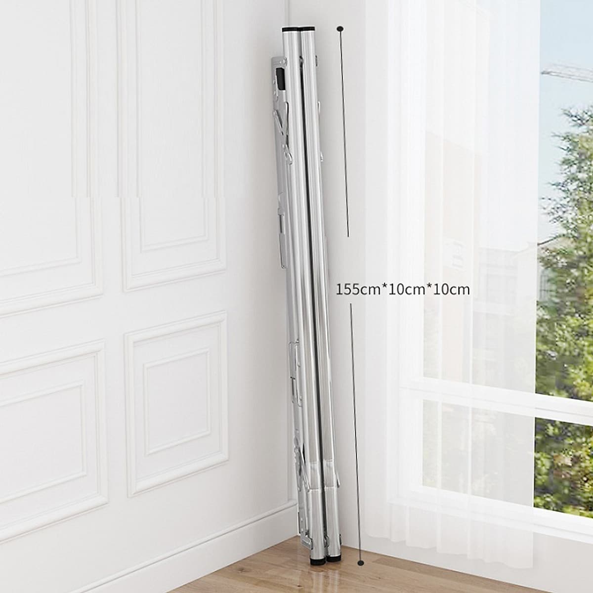 Giàn phơi đồ thông minh gấp gọn inox 304