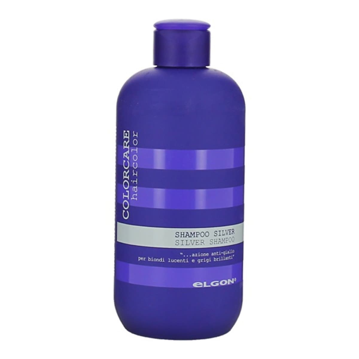 Dầu gội khử ánh vàng cho tóc trắng bạch kim Elgon Silver Colorcare Silver shampoo 300ml
