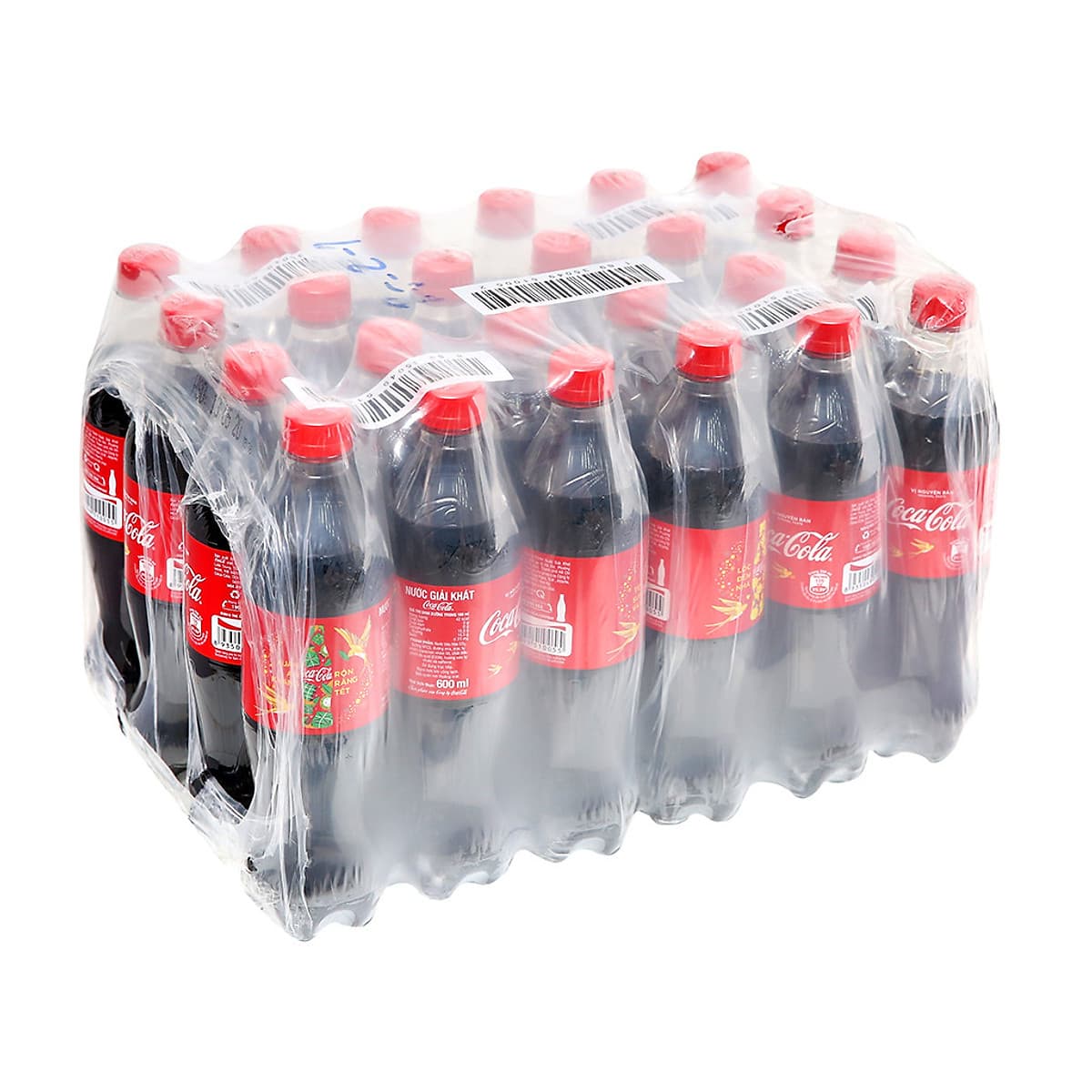 [Nhập mã COCATET2021] Lốc 24 Chai Nước Giải Khát Có Gas Coca-Cola (600ml / Chai)