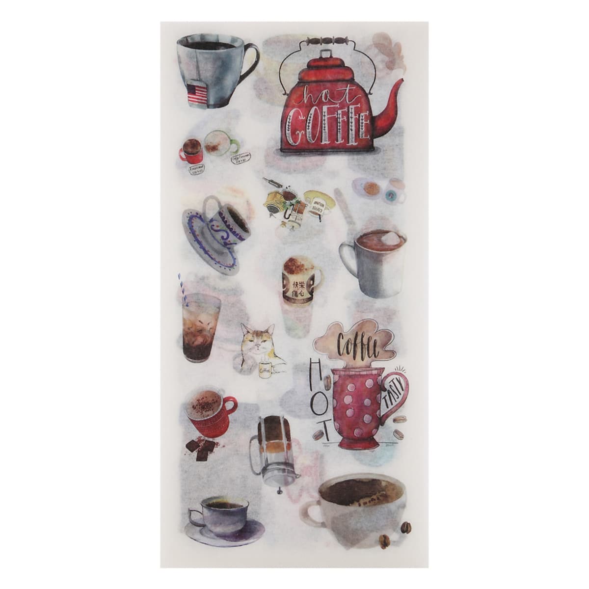 Bộ 6 Tấm Sticker Dán Trang Trí