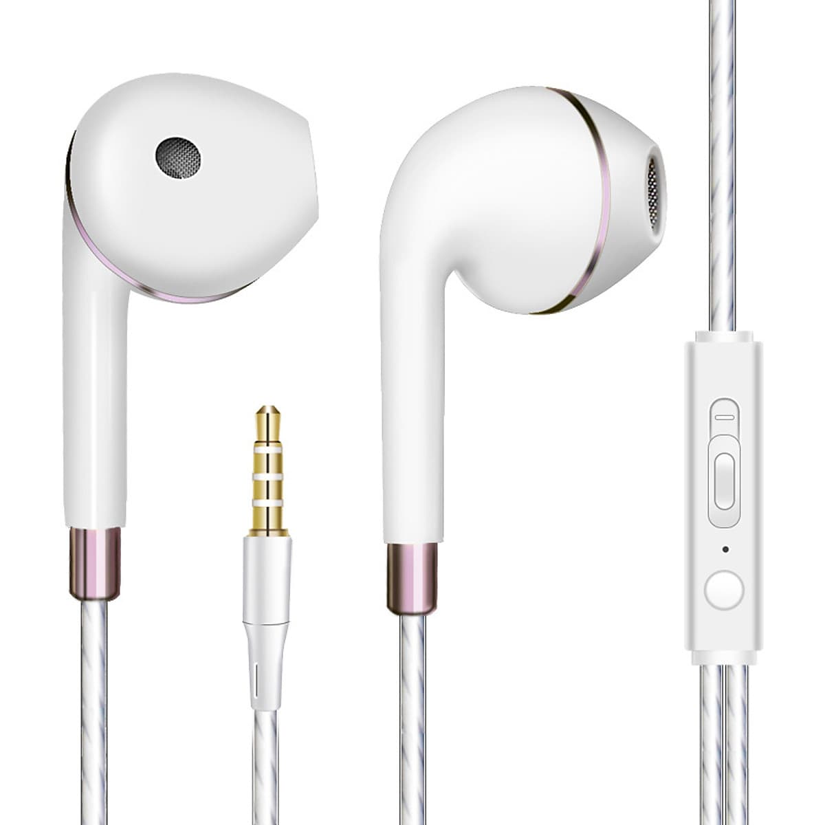 JY Bass Earphone with Microphone Wired for iphone Andriod Phone
