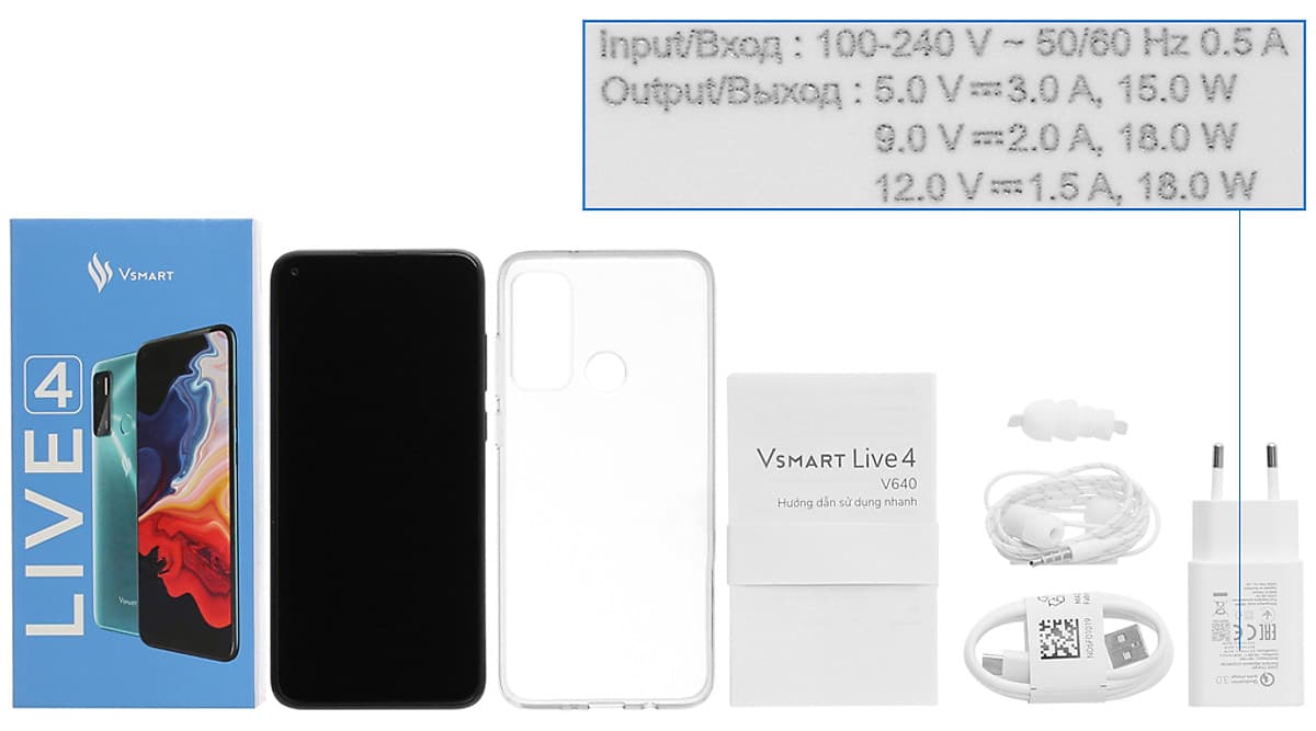 Điện thoại Vsmart Live 4- 6gb| 64gb- Hàng chính hãng