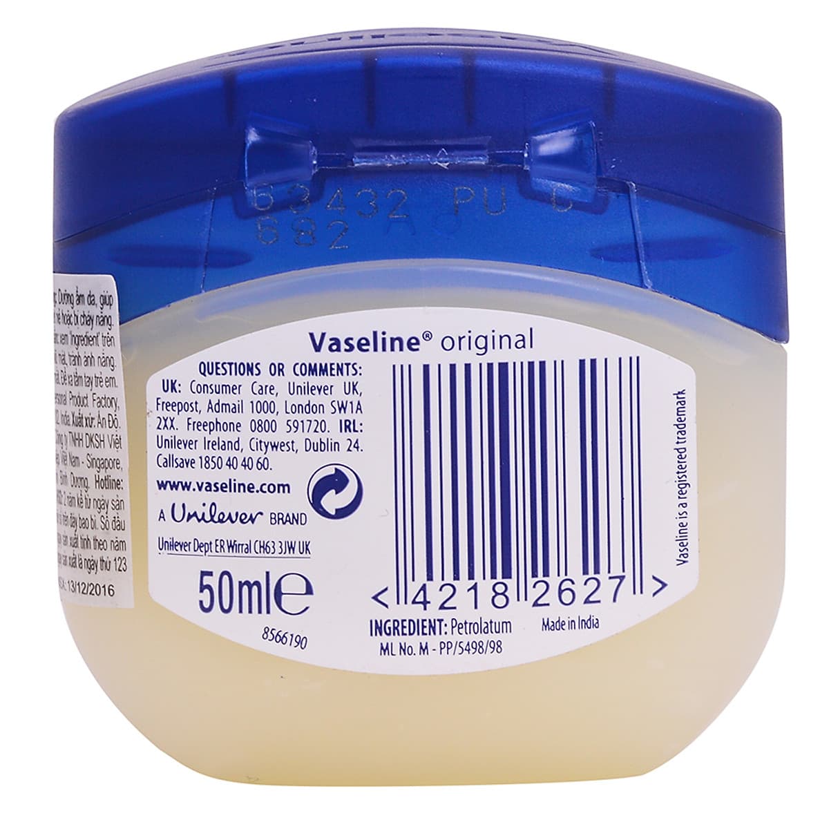 Sáp Dưỡng Ẩm Vaseline (50ml)