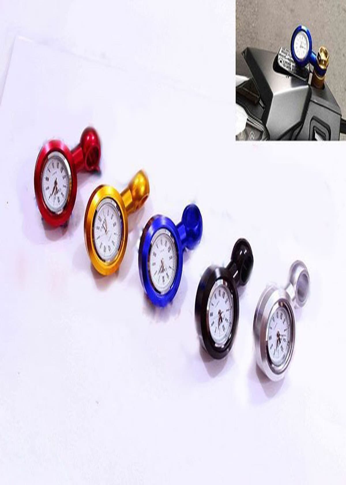 Đồng Hồ Mini Gắn Kính Xe Máy