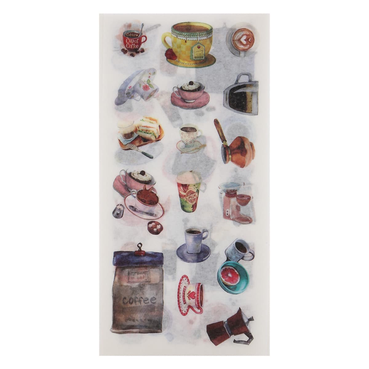 Bộ 6 Tấm Sticker Dán Trang Trí