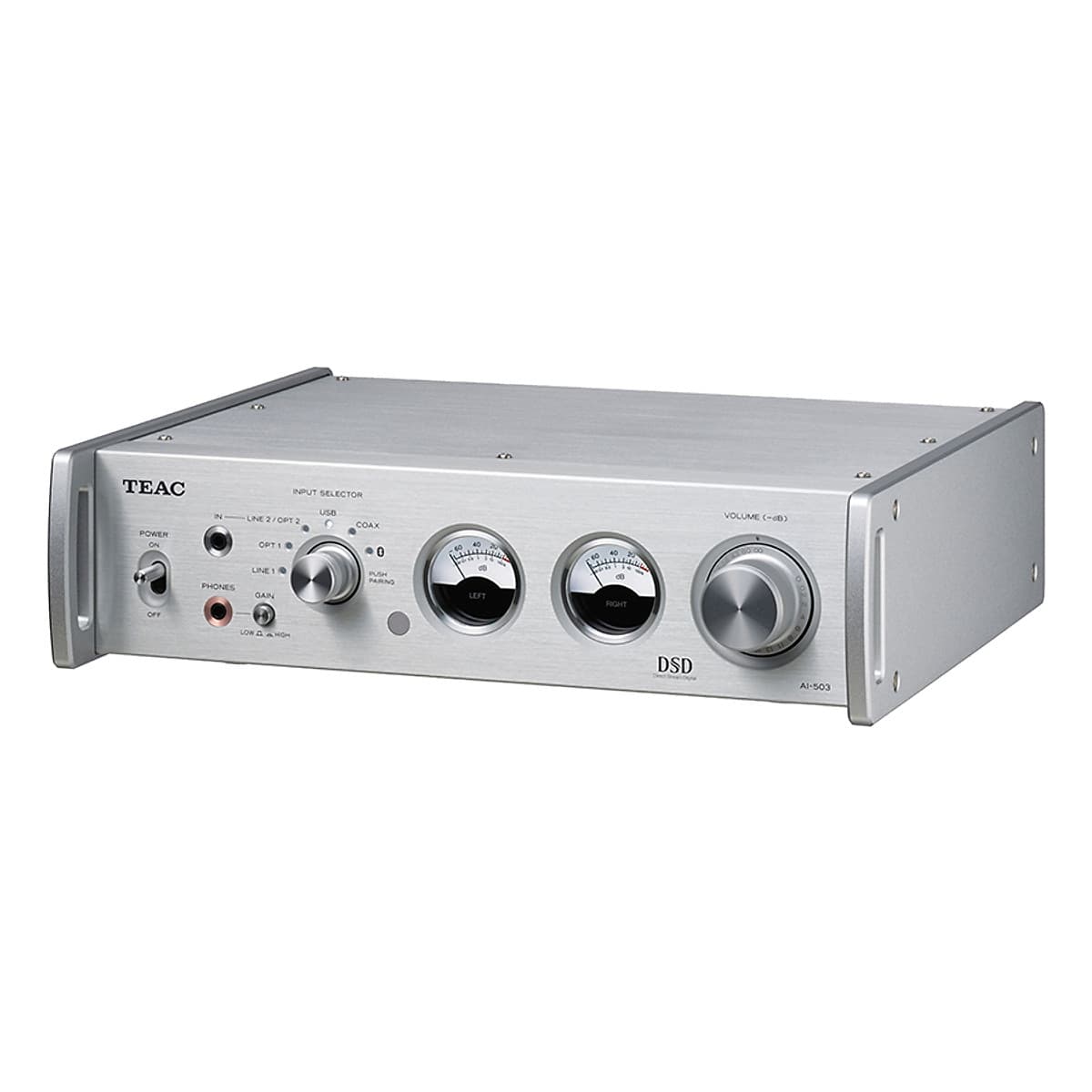 Amply TEAC AI-503 55W - Bạc - Hàng Chính Hãng