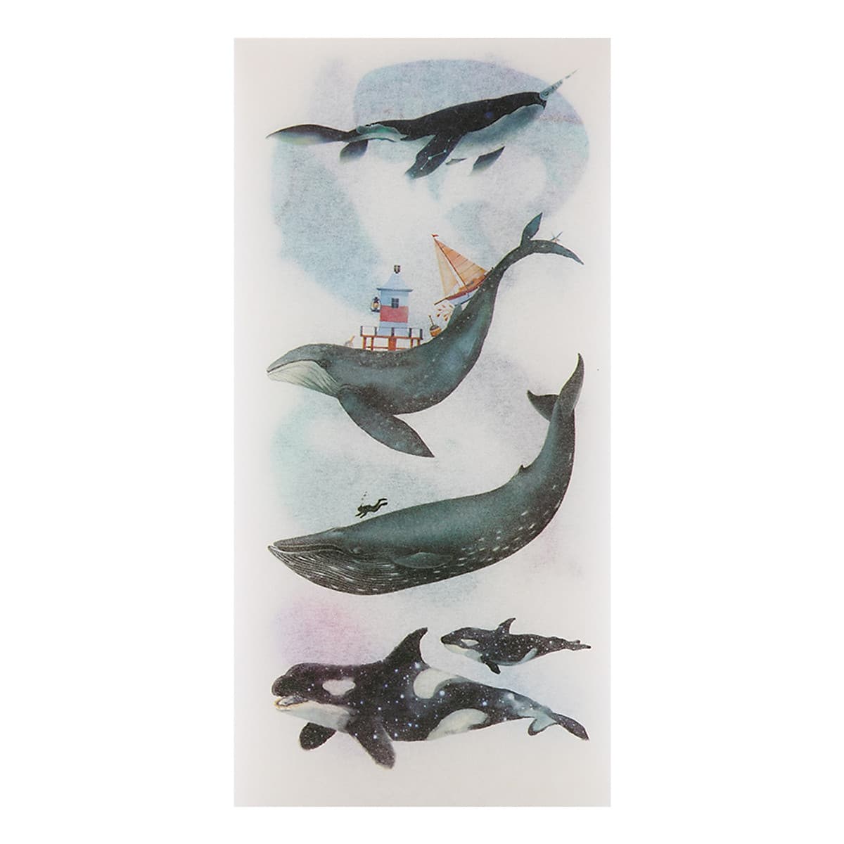 Bộ 6 Tấm Sticker Dán Trang Trí
