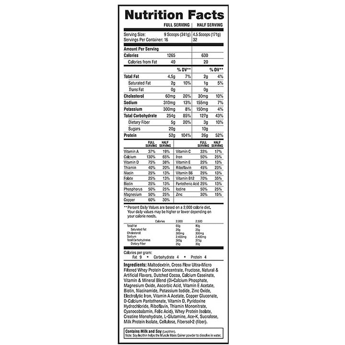 Sữa tăng cân tăng cơ cao cấp Muscle Mass Gainer hương Chocolate bịch 5.4 kg hỗ trợ tăng cân tăng cơ nhanh cho người gầy kén ăn, khó hấp thụ thức ăn tự nhiên