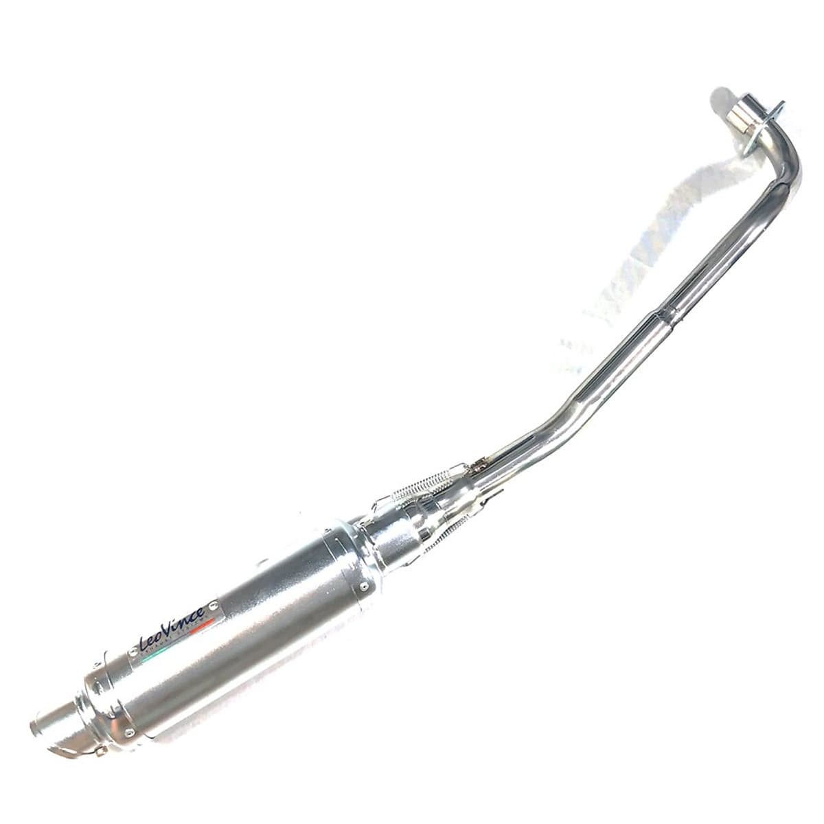 Pô Leovince bạc + cổ pô Sirius 