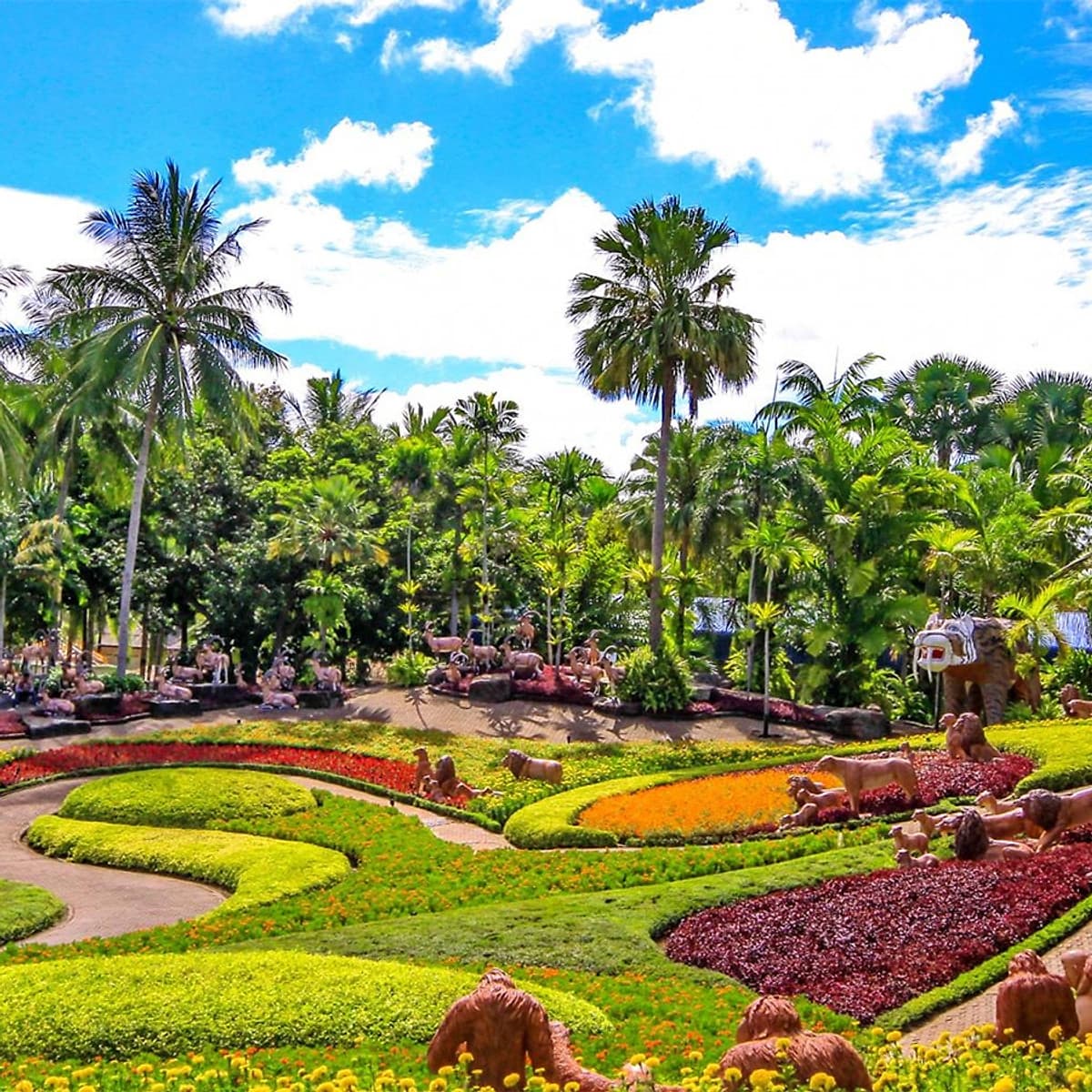 Vé Cổng Tham Quan Vườn Nhiệt Đới Nong Nooch Ở Pattaya, Thái Lan