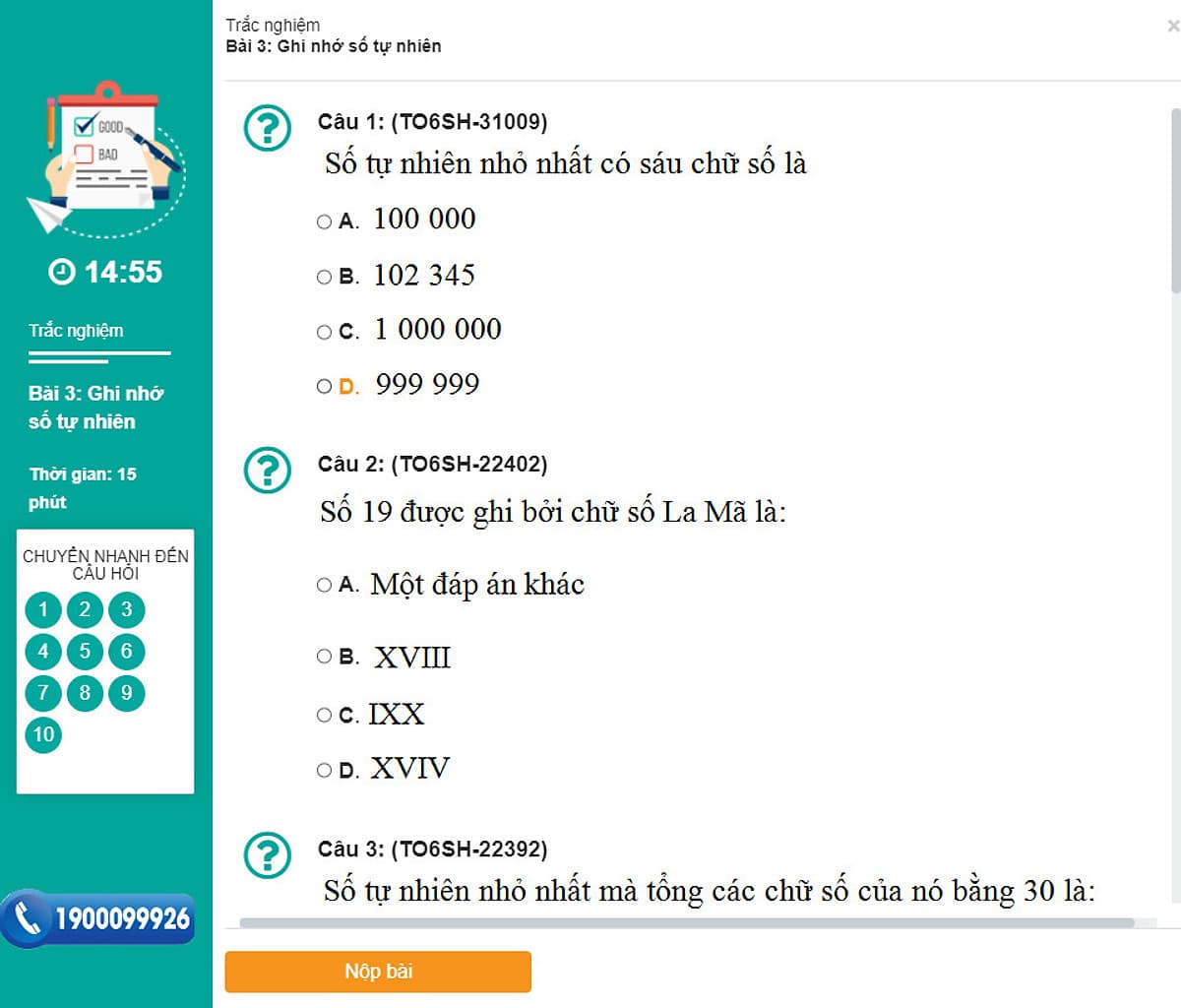 Khóa học SỐ HỌC 6 - CƠ BẢN + NÂNG CAO thầy Quốc Sơn - 03 tháng