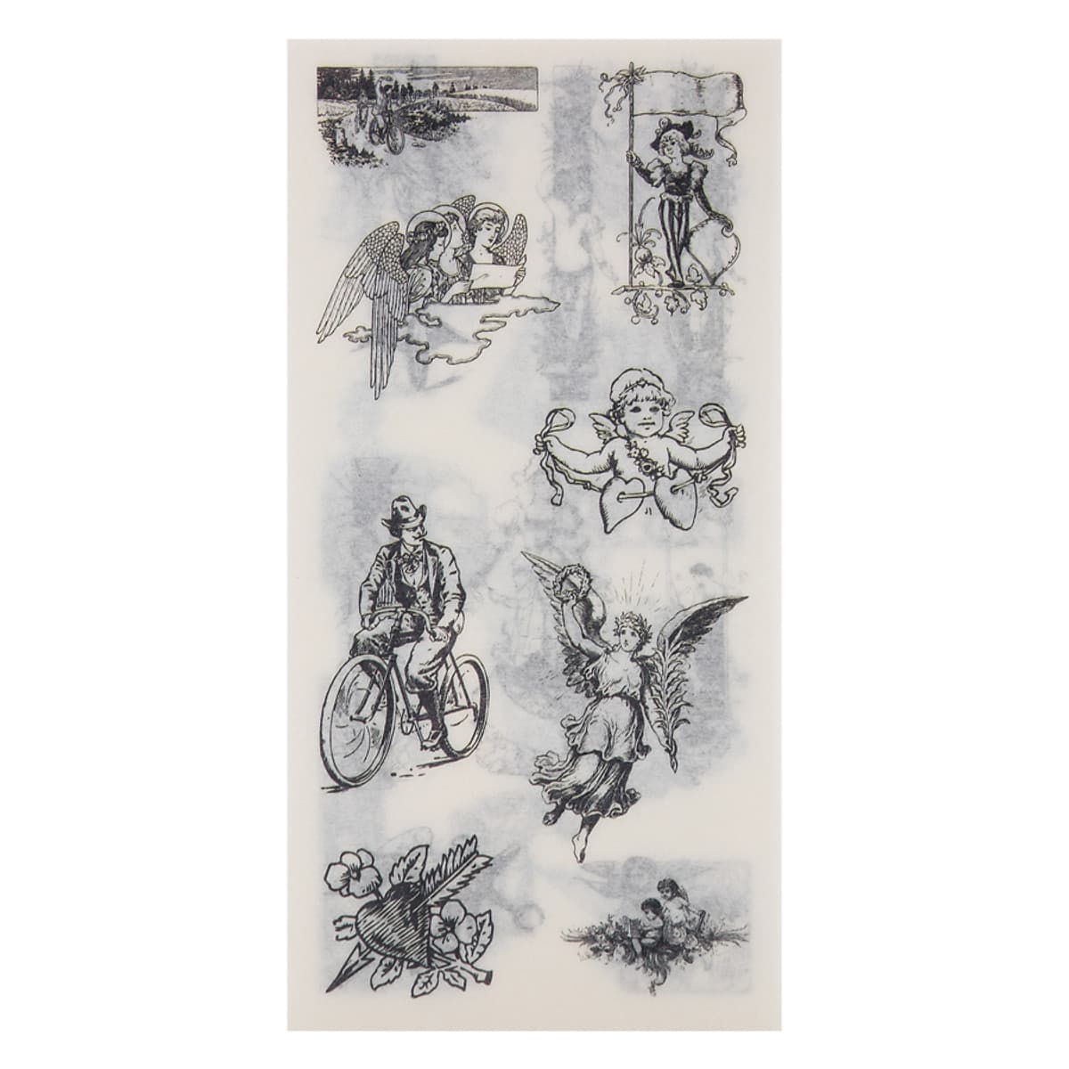 Bộ 6 Tấm Sticker Dán Trang Trí