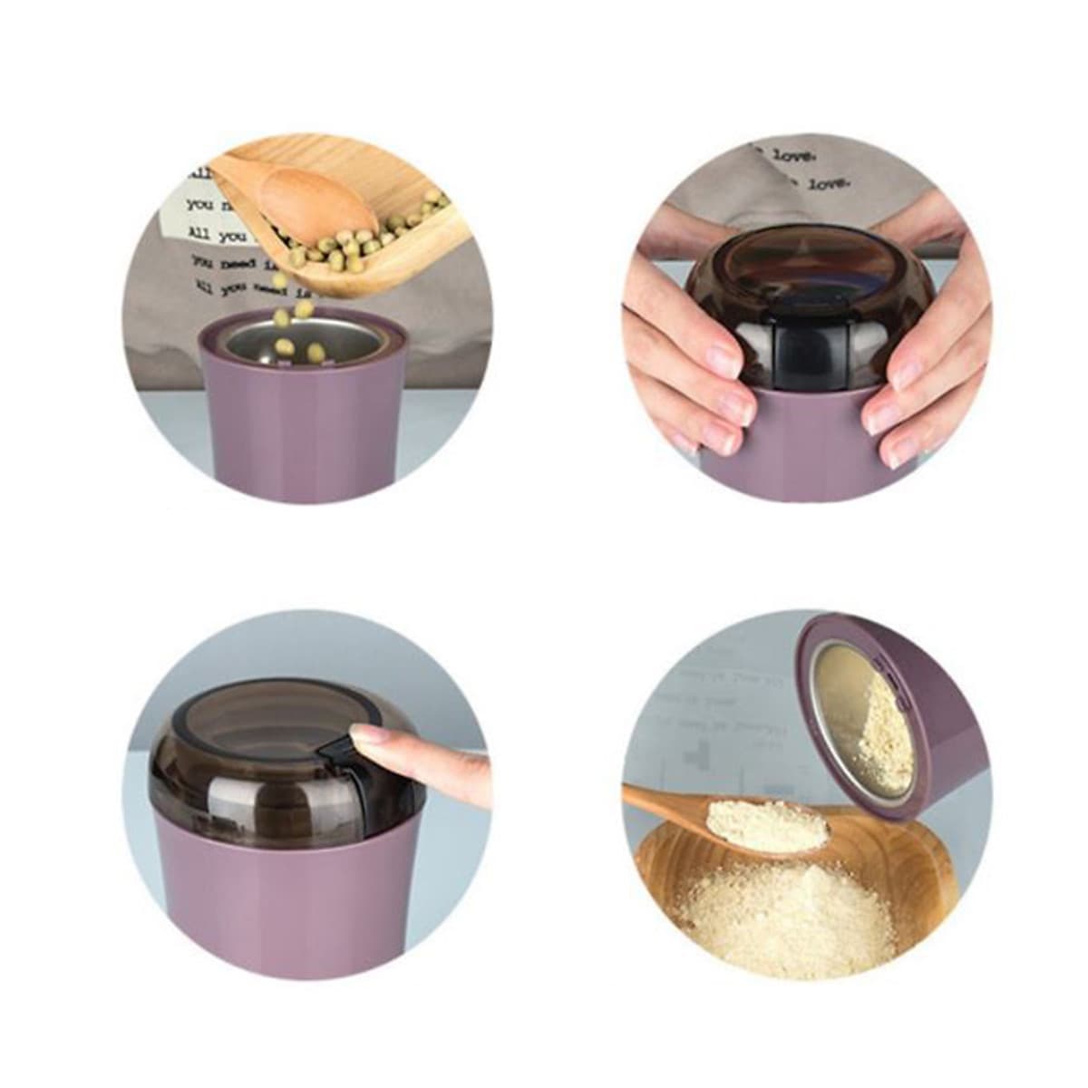 Máy xay cafe cầm tay mọi lúc mọi nơi (màu nâu)