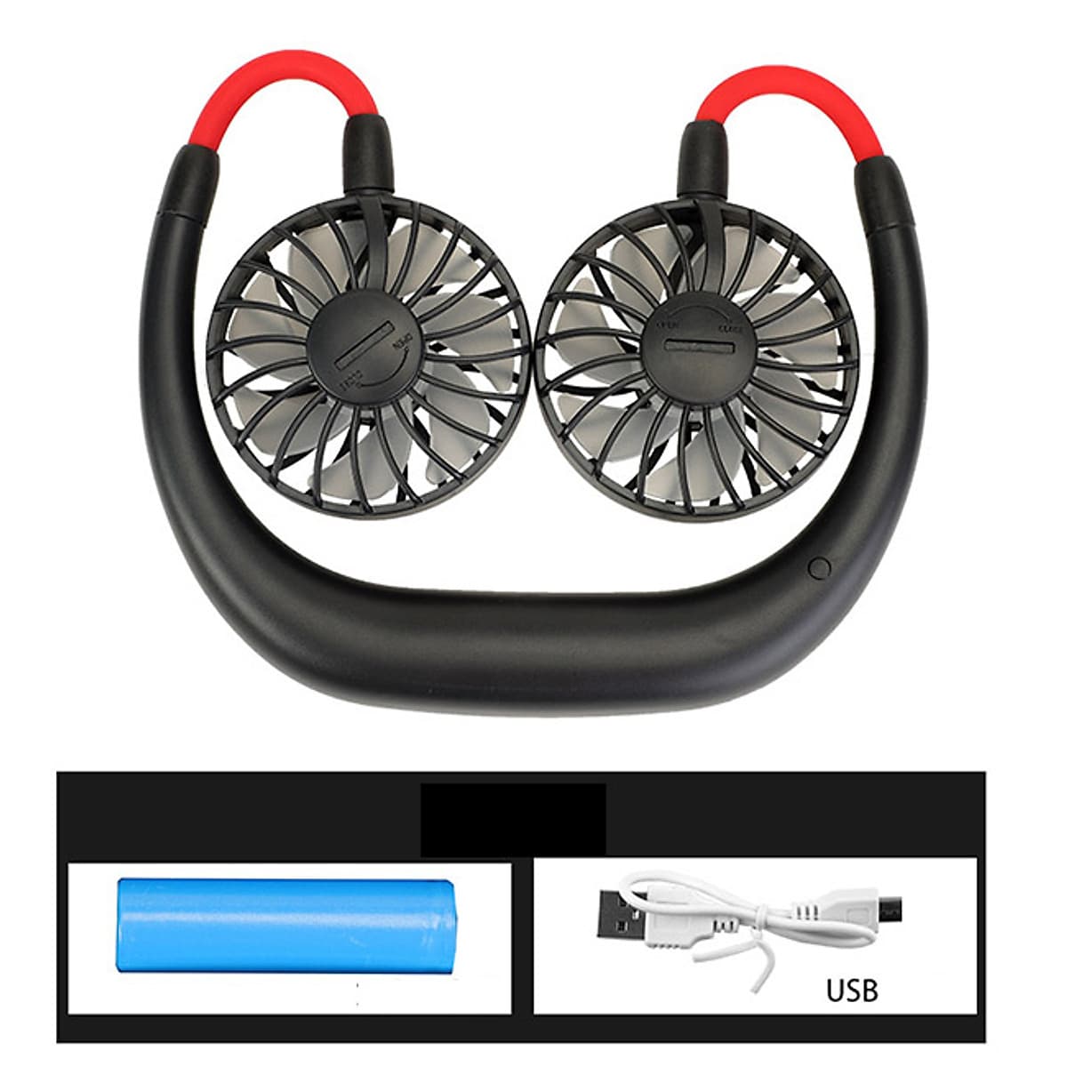 Quạt đeo cổ sạc USB