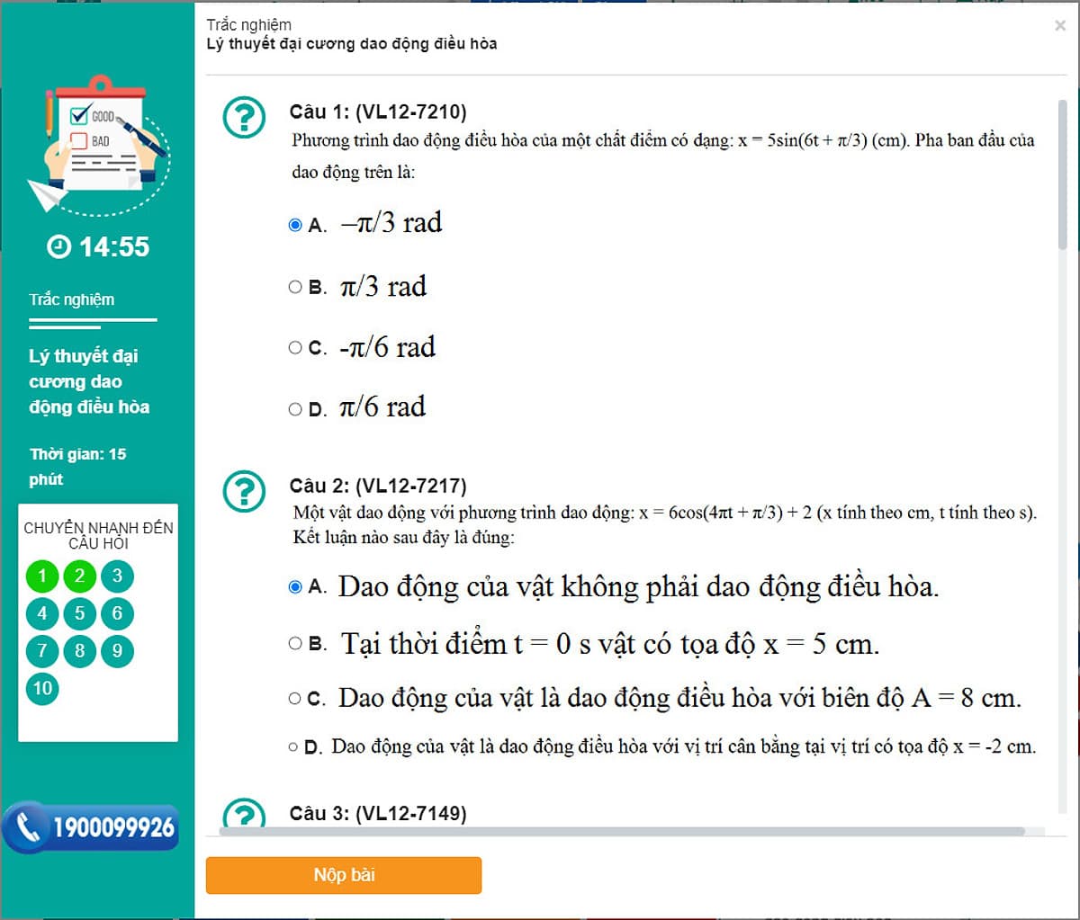 Khóa học VẬT LÍ 12 - CƠ BẢN + NÂNG CAO thầy Phạm Văn Thọ - 09 tháng