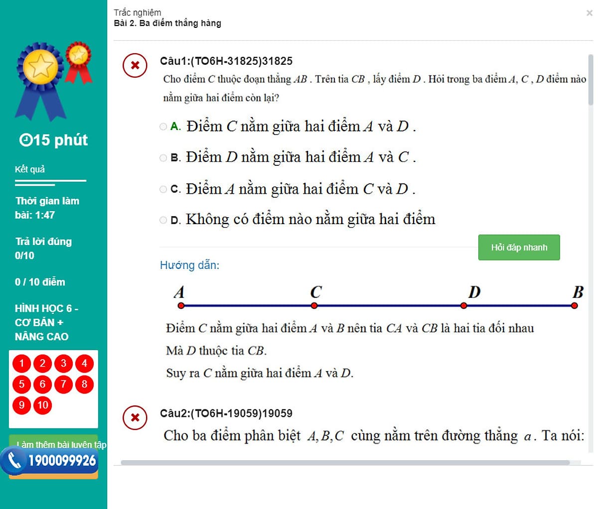Khóa học HÌNH HỌC 6 - CƠ BẢN + NÂNG CAO thầy Quốc Sơn - 03 tháng