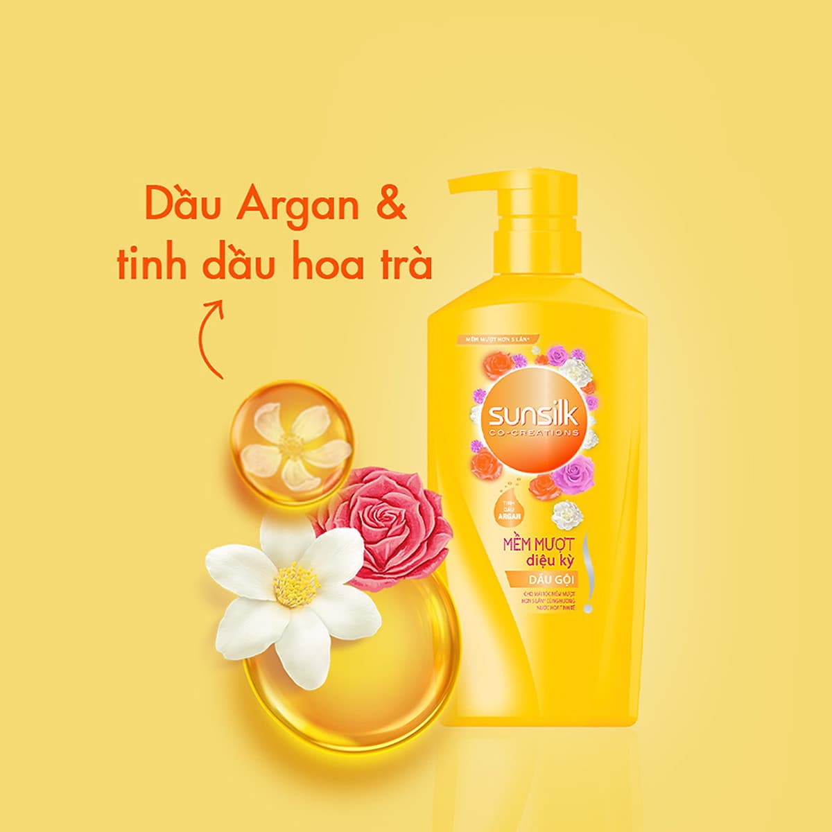 Dầu Gội Sunsilk Mềm Mượt Diệu Kỳ 900g