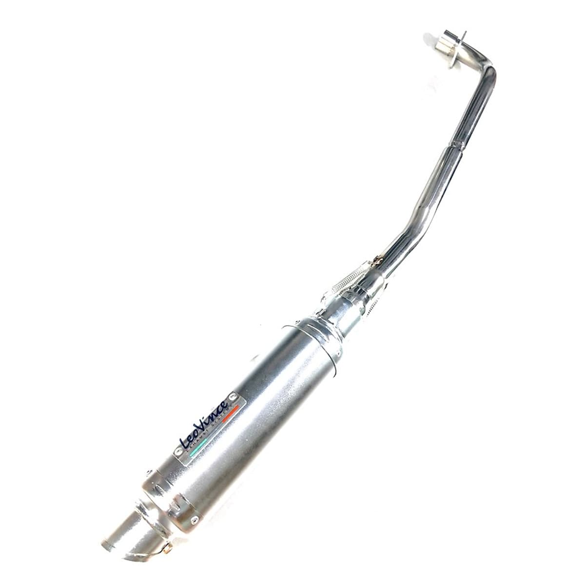 Pô Leovince bạc + cổ pô Sirius 