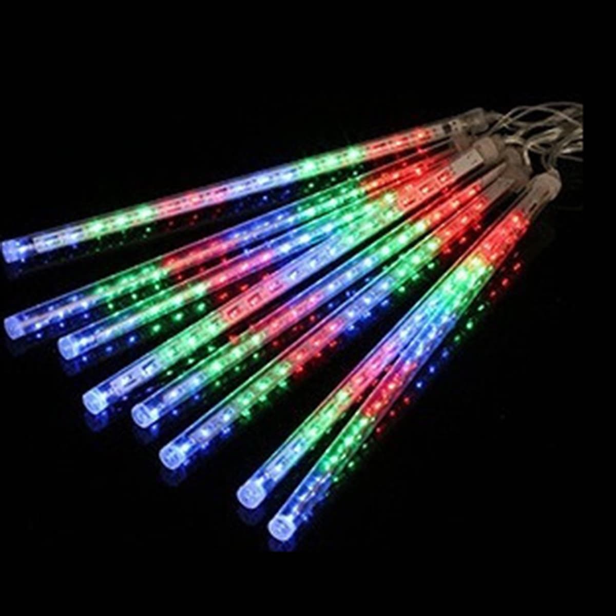 Đèn led sao băng đèn led giọt nước trang trí 8 ống 