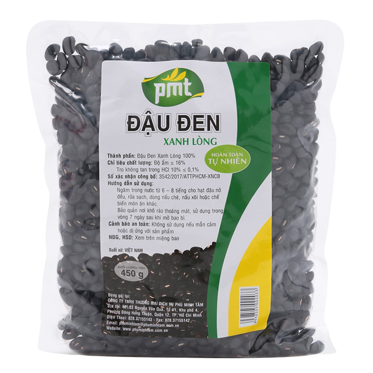 Đậu Đen Xanh Lòng Phú Minh Tâm (450g)