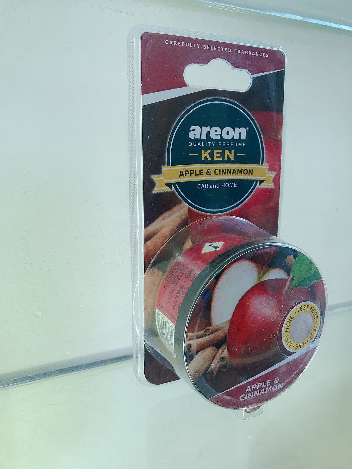 Sáp thơm Areon hương Táo & Quế – Thanh mát, Dịu nhẹ - Bậc thầy Say xe - Areon Ken Apple & Cinnamon (Dịu nhẹ)
